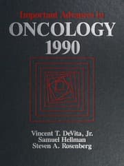 Tapa de Important advances in oncology 1990
