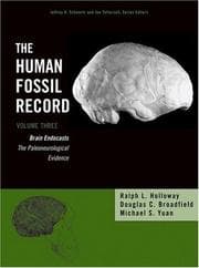 Tapa de The Human Fossil Record, Brain Endocasts