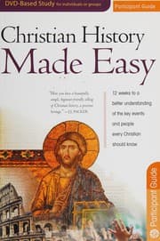 Tapa de Christian History Made Easy Participant Guide