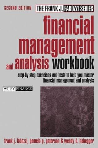 Tapa de Financial Management and Analysis Workbook