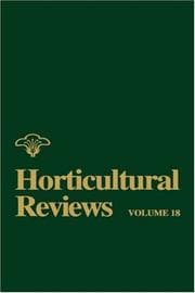 Tapa de Horticultural Reviews - Volume 18