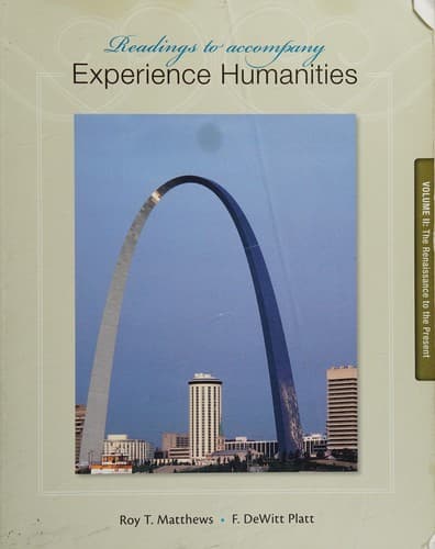 Tapa de Experience Humanities