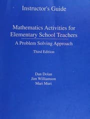 Tapa de Instructor's Solution Manual to Mathematics Activitiesfor Element