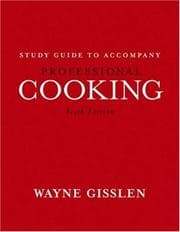 Tapa de Professional Cooking, College Version, Study Guide