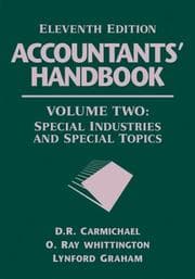 Tapa de Accountants' handbook