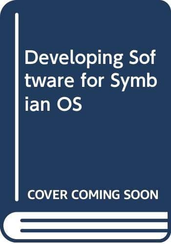 Tapa de Developing Software for Symbian OS
