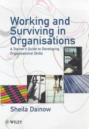 Tapa de Working and surviving in organisations