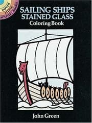Tapa de Sailing Ships Stained Glass Coloring Book