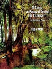 Tapa de 45 Songs on Poems of Goethe and Eichendorff for Voice and Piano