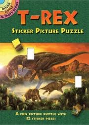 Tapa de T-Rex Sticker Picture Puzzle