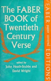 Tapa de The Faber book of twentieth century verse