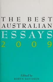 Tapa de The best Australian essays 2009