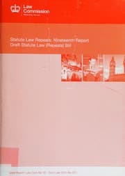 Tapa de Statute law Repeals
