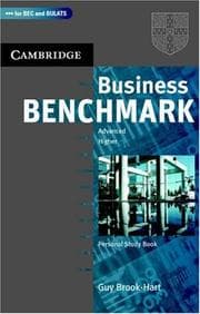 Tapa de Business Benchmark Advanced Personal Study Book for BEC and BULATS