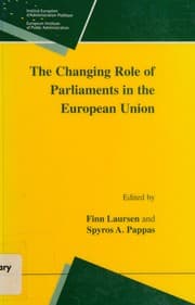 Tapa de The Changing role of parliaments in theEuropean Union