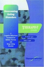 Tapa de Overcoming eating disorders: a cognitive-behavioral treatment for bulimia nervosa and binge-eating disorder: therapist guide