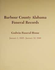 Tapa de Barbour county funeral records