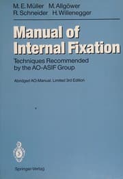 Tapa de Manual of INTERNAL FIXATION
