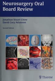 Tapa de Neurosurgery oral board review