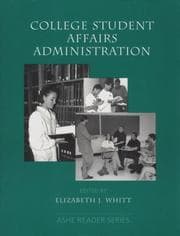 Tapa de College student affairs administration