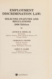 Tapa de Employment discrimination law