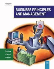 Tapa de Business Principles and Management