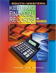 Tapa de Keeping financial records for business