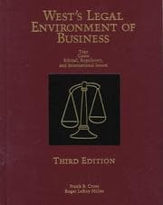Tapa de West's legal environment of business