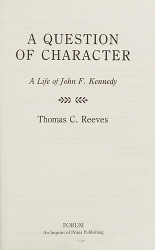 Tapa de A question of character