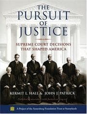 Tapa de The pursuit of justice