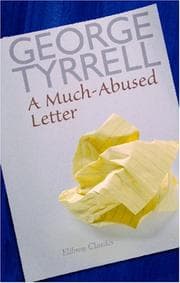 Tapa de A much-abused letter