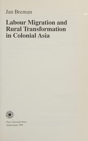 Tapa de Labour migration and rural transformation in colonial Asia