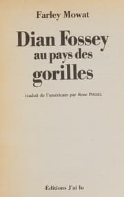 Tapa de Dian Fossey au pays des gorilles