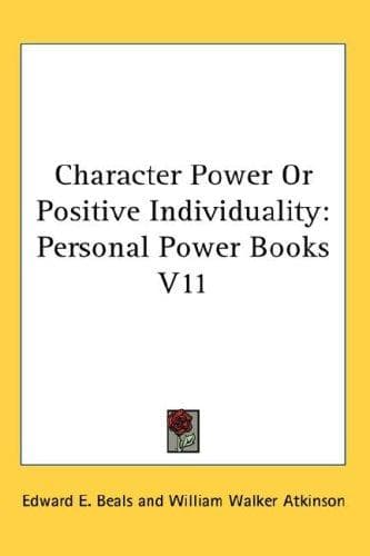 Tapa de Character Power Or Positive Individuality