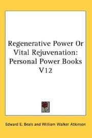Tapa de Regenerative Power Or Vital Rejuvenation