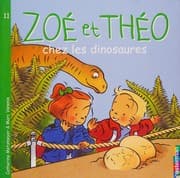 Tapa de Zoé et Théo chez les dinosaures