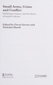 Tapa de Small arms, crime and conflict