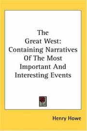 Tapa de The Great West