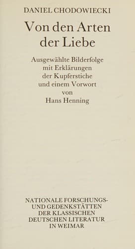 Tapa de Von den Arten der Liebe