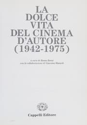 Tapa de La dolce vita del cinema d'autore, 1942-1975