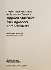 Tapa de Applied Engineering Statistics