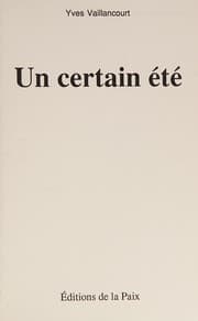 Tapa de Un certain été