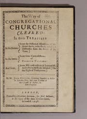 Tapa de The way of Congregational churches cleared