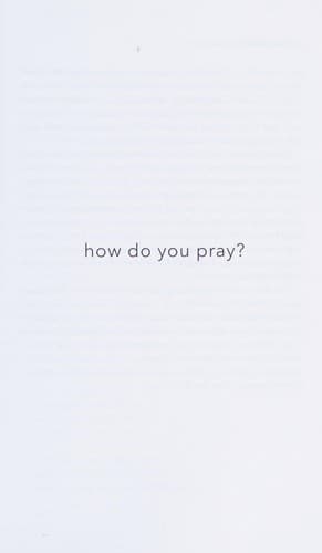 Tapa de How Do You Pray?