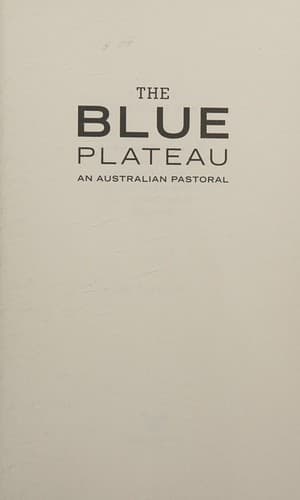 Tapa de The Blue Plateau