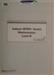 Tapa de Indiana ISTEP+ mathematics coach