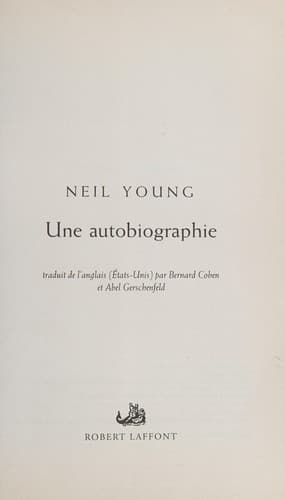 Tapa de Une autobiographie