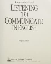 Tapa de Listening to communicate in English