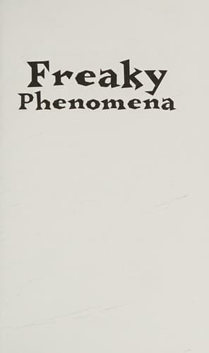 Tapa de Freaky phenomena