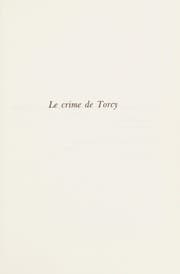 Tapa de Le crime de Torcy
